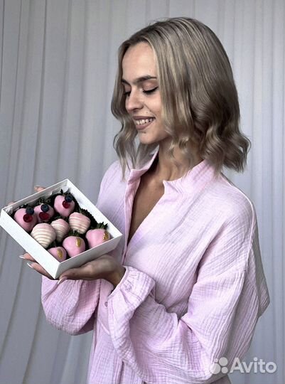 Букет из клубники в шоколаде на праздник