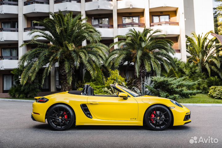 Аренда прокат кабриолета Porsche 718 Boxster GTS