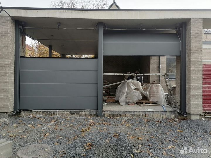 Гаражные ворота рольставни установка 1-3 дн