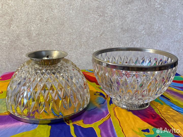 Хрустальная конфетница СССР