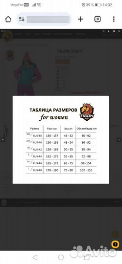 Комбинезон горнолыжный tigon, 46-48