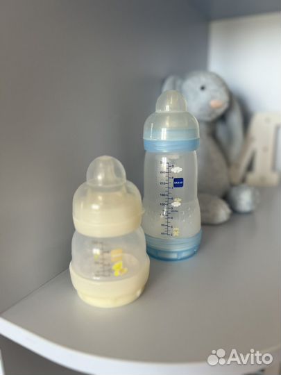 Бутылочка mam антиколик с самостерилизацией