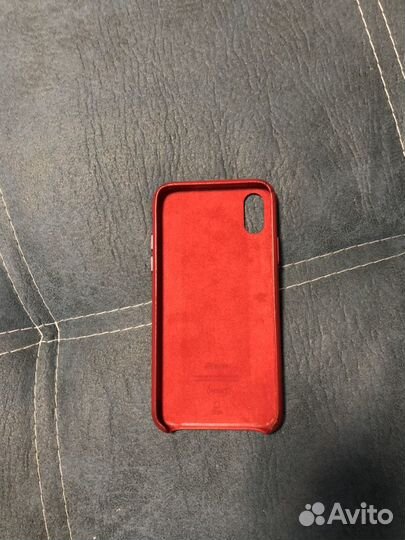 Кожаный чехол iPhone X, Оригинал