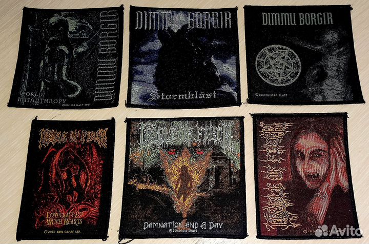 Нашивка. patch. Heavy Death Black Metal. Фирма