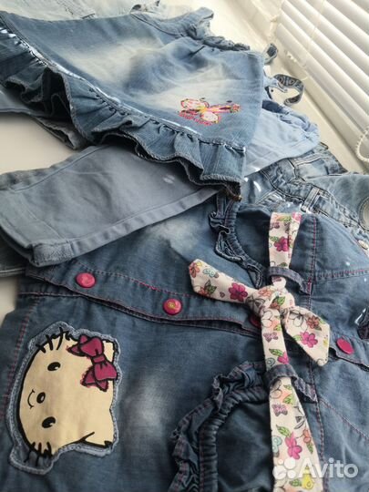 Джинсовые вещи для девочки