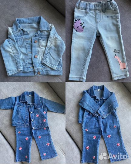 Пакет вещей на девочку 74-80