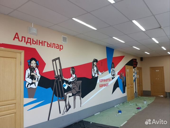 Художественная роспись и оформление стен, муралы