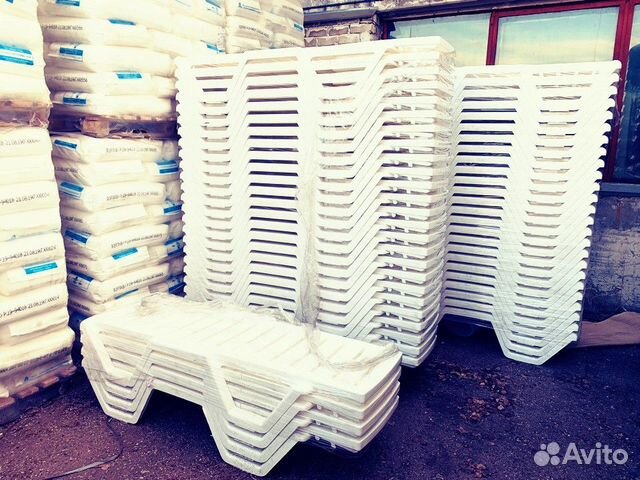 Пластиковый шезлонг лежак арт 6561652242525