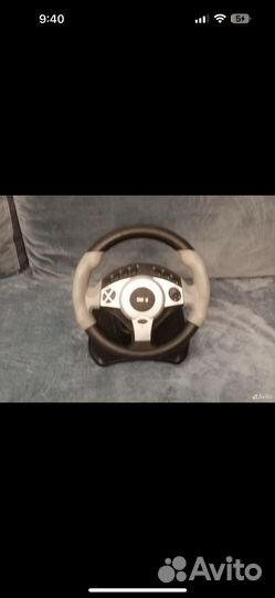 Руль dialog gw-300 с педалями и с ручником