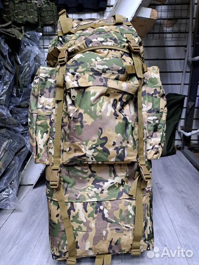 Рюкзак 120 литров с каркасом рейдовый тактический