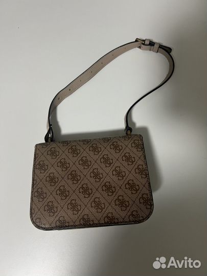 Сумка женская guess бежевая