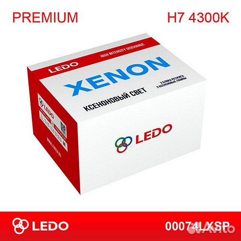 Комплект ксенона h7 4300k ledo premium (ac/12v) 00