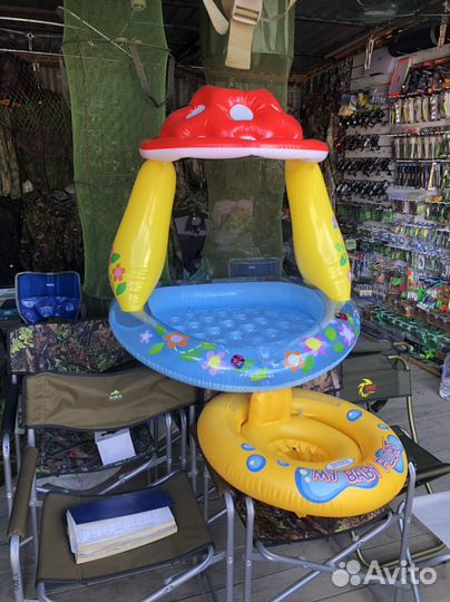 Бассейн детский с крышей