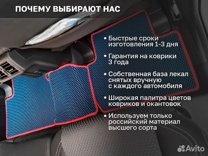 Ева коврики 2D EVA Volkswagen Golf VII 2012-2020