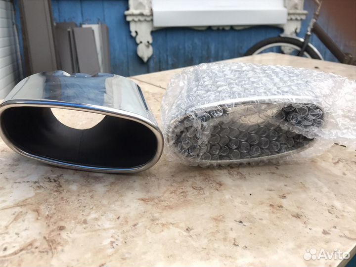 Накладки на выхлоп глушителя