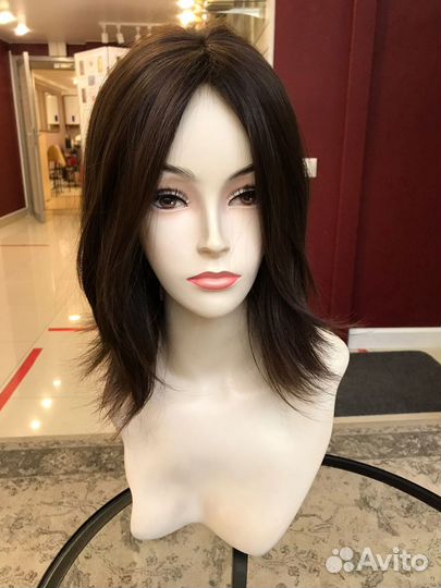 Парик из натуральных волос (35см)