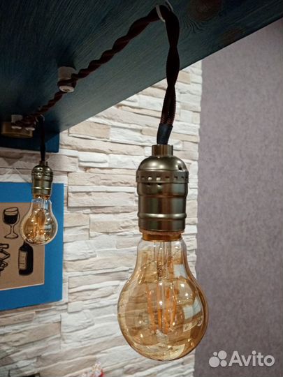 Светильник подвесной лофт винтаж