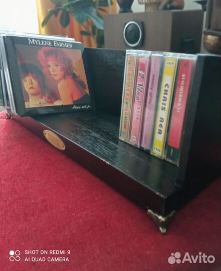 Подставка, полочка для аудиокассет, cd дисков
