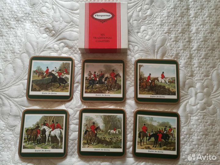 Бирдекели подставки для бокала Pimpernel Англия