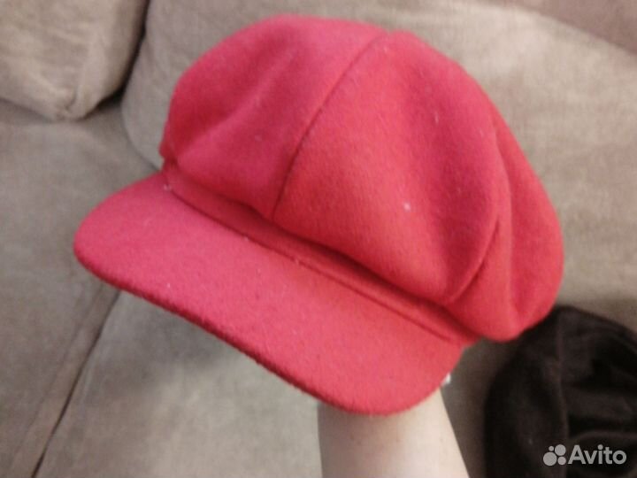 Кепка женская драповая