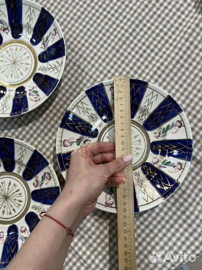 Тарелка фарфор, Кузнецов. Винтаж