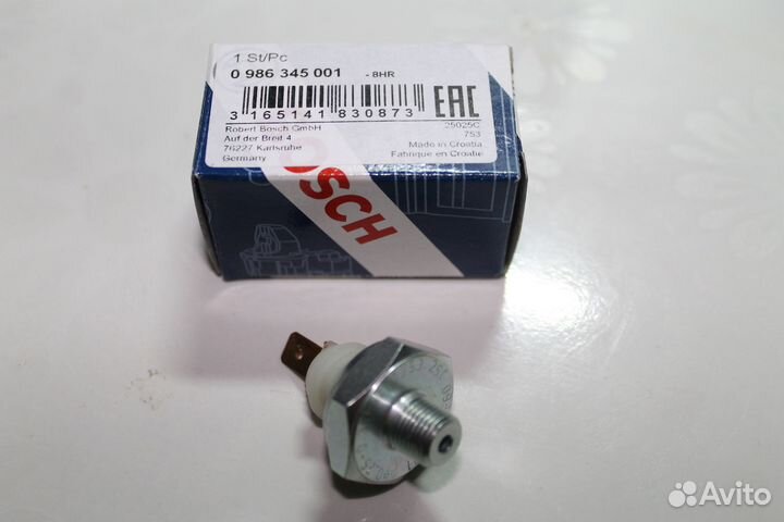 0 986 345 001 датчик давления масла\ Mazda 323/626