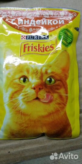 Корм д/кошек Purina Friskies индейка в подливе 75г
