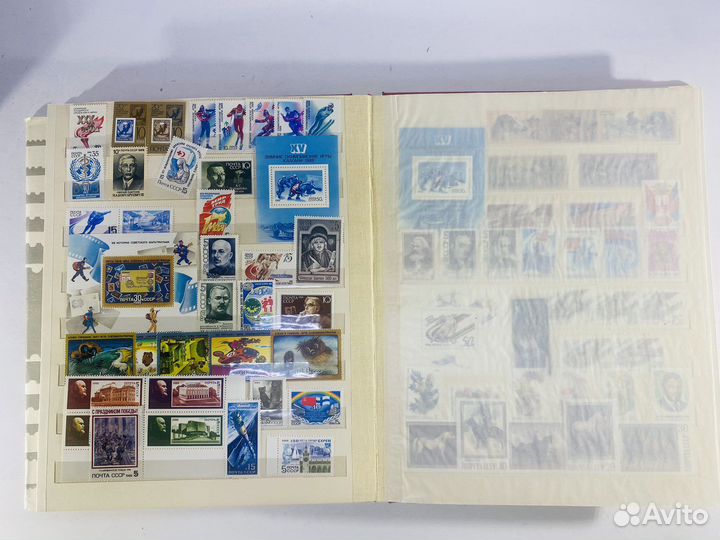 Альбом с почтовыми марками 1985 -1988 гг СССР