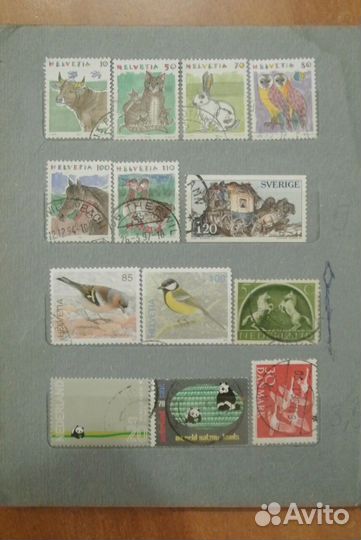 Марки с животными