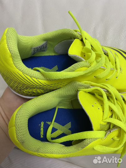 Футзалки детские Adidas X Ghosted, р. 33-34