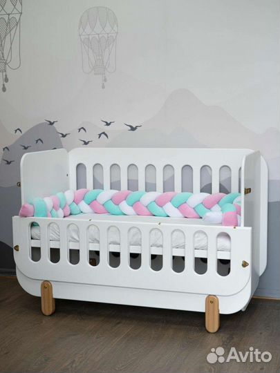 Бортик в кроватку для новорожденного MiraKids