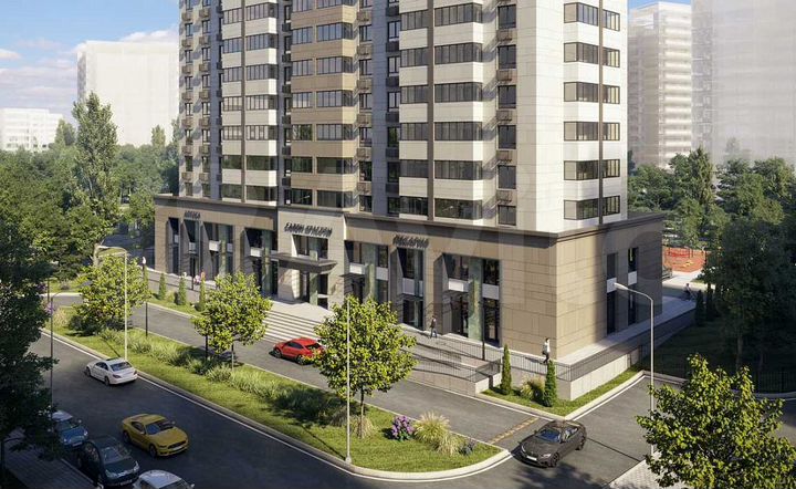 2-к. квартира, 65 м², 13/16 эт.