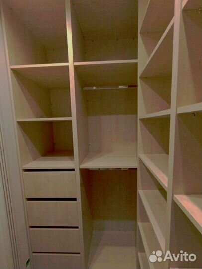 Гардеробная на заказ в рассрочку