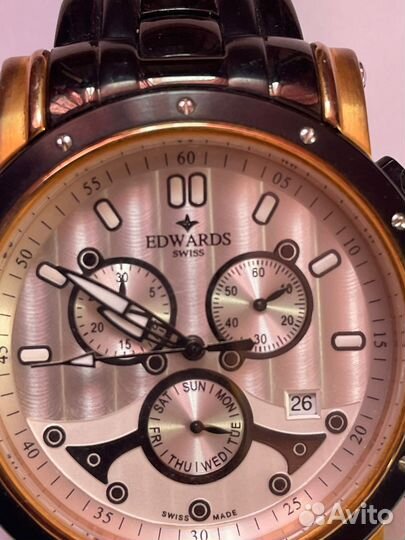 Мужские наручные часы Edwards (нужен ремонт)
