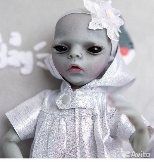Кукла Реборн инопланетянин 36 см (новая )