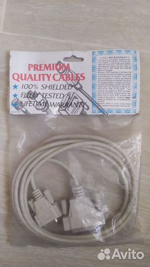 DB-9 - DB-25 Null Modem cable