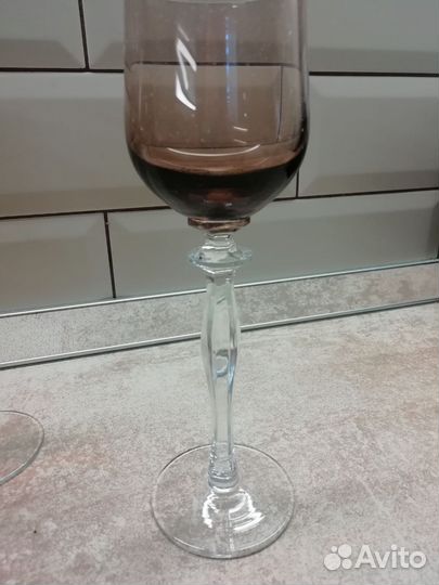 Фужеры для вина Гусь-Хрустальный времен СССР