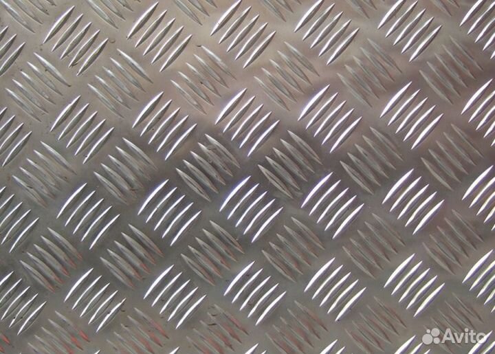 Лист алюминиевый рифленый