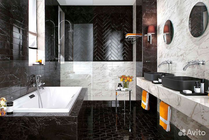 Плитка atlas C. brick atelier Statuario Select