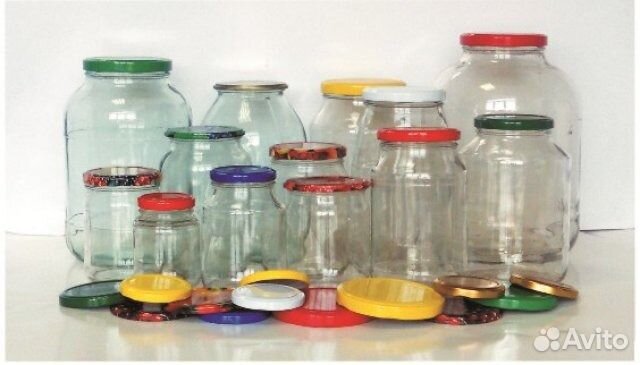 Банки стеклянные (разные объёмы)