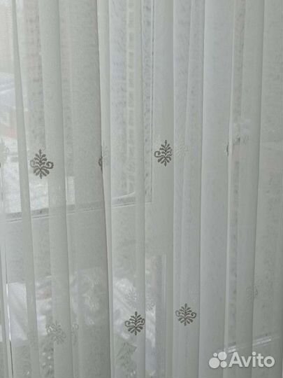 Новый тюль. Цвет экрю