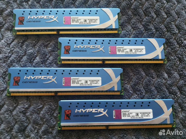 Оперативная память Kingston DDR3 dimm 16Gb 4*4Gb