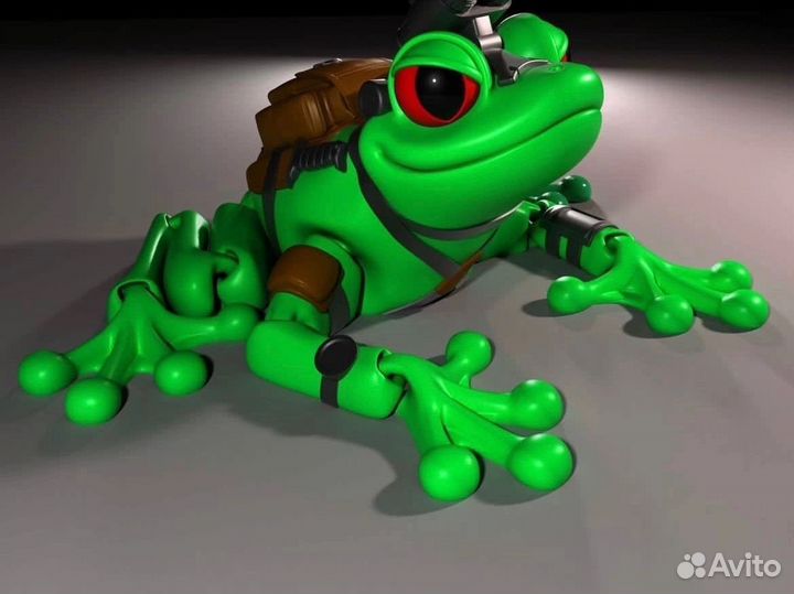 Игрушка лягушка