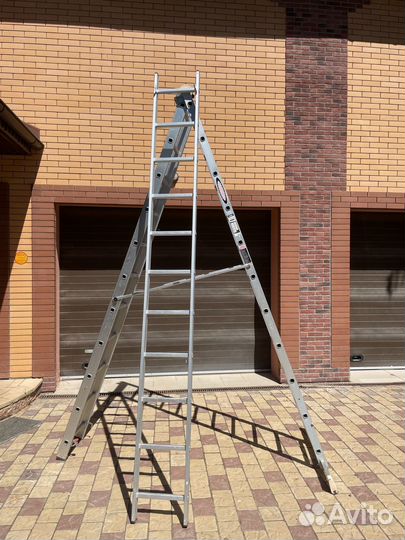 Лестница стремянка алюминиевая бу