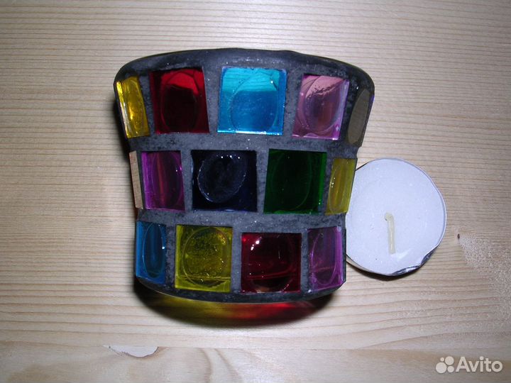 Подсвечники стеклянные. Разные