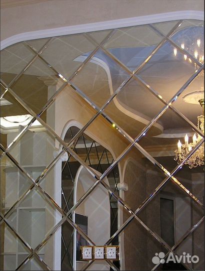 Обработка кромки на стекле и зеркале