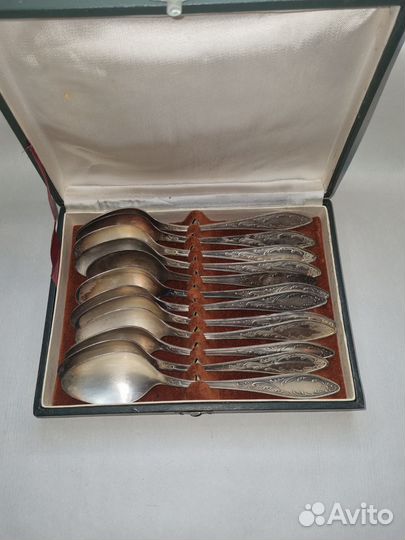 Мельхиоровые столовые ложки СССР