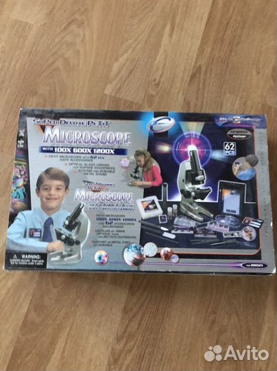 Микроскоп для домашних эксперементов для детей