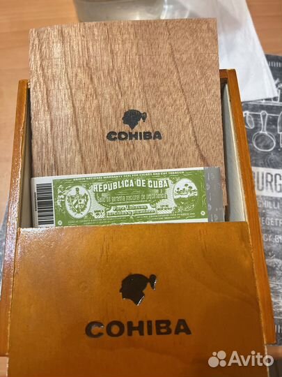 Коробка деревянная из под кубинских сигар