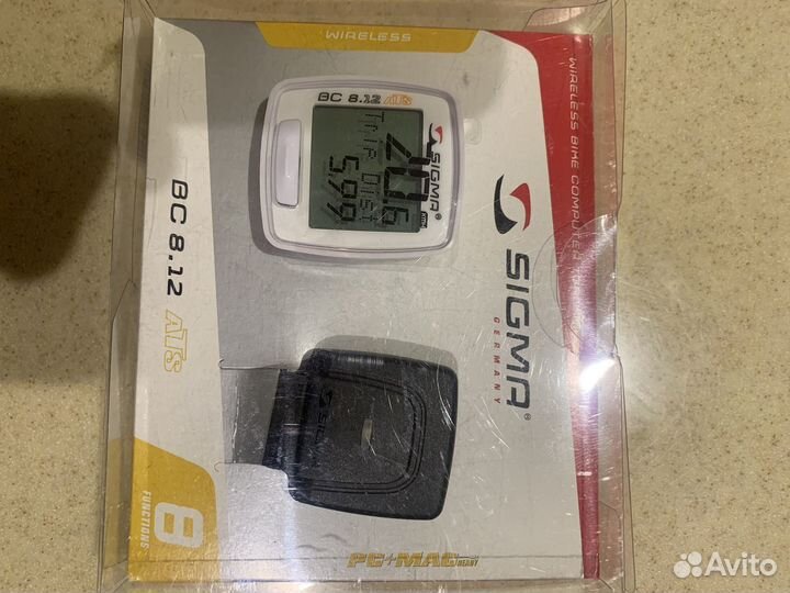 Велокомпьютер sigma 8.12 ats